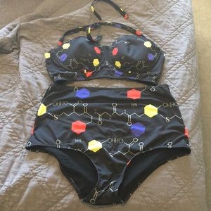 ModCloth high waisted two piece